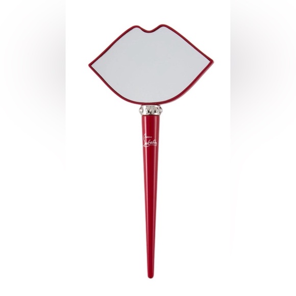 Christian Louboutin Beauty Red Lip-Shaped Statement Handheld Mirror - Picture 4 of 7